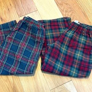 LL Bean Flannel Pajama Pants size 6x-7